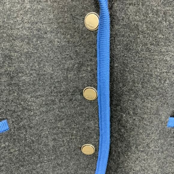 Geiger Austria Boiled Wool Longline Blazer Jacket Women's Size Large EU40 - Picture 5 of 6